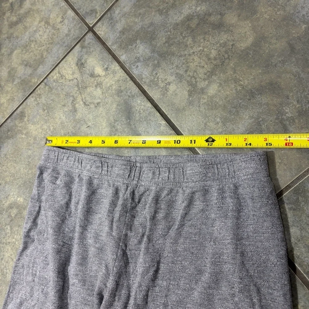 Monrow Soul Cycle Sweatpants Sz M Grey Embroidered Women Limited Edition Casual